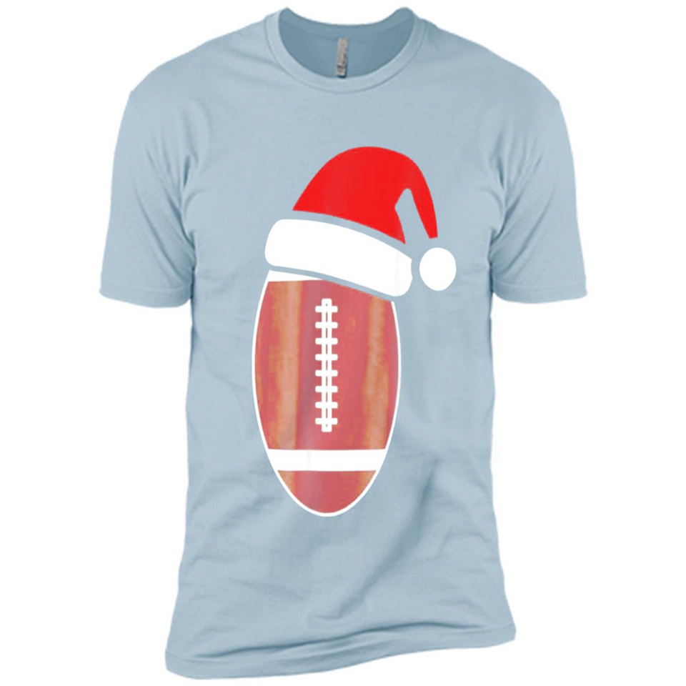 Christmas Football Shirt - Football Santa Hat Christmas