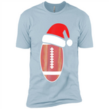 Christmas Football Shirt - Football Santa Hat Christmas
