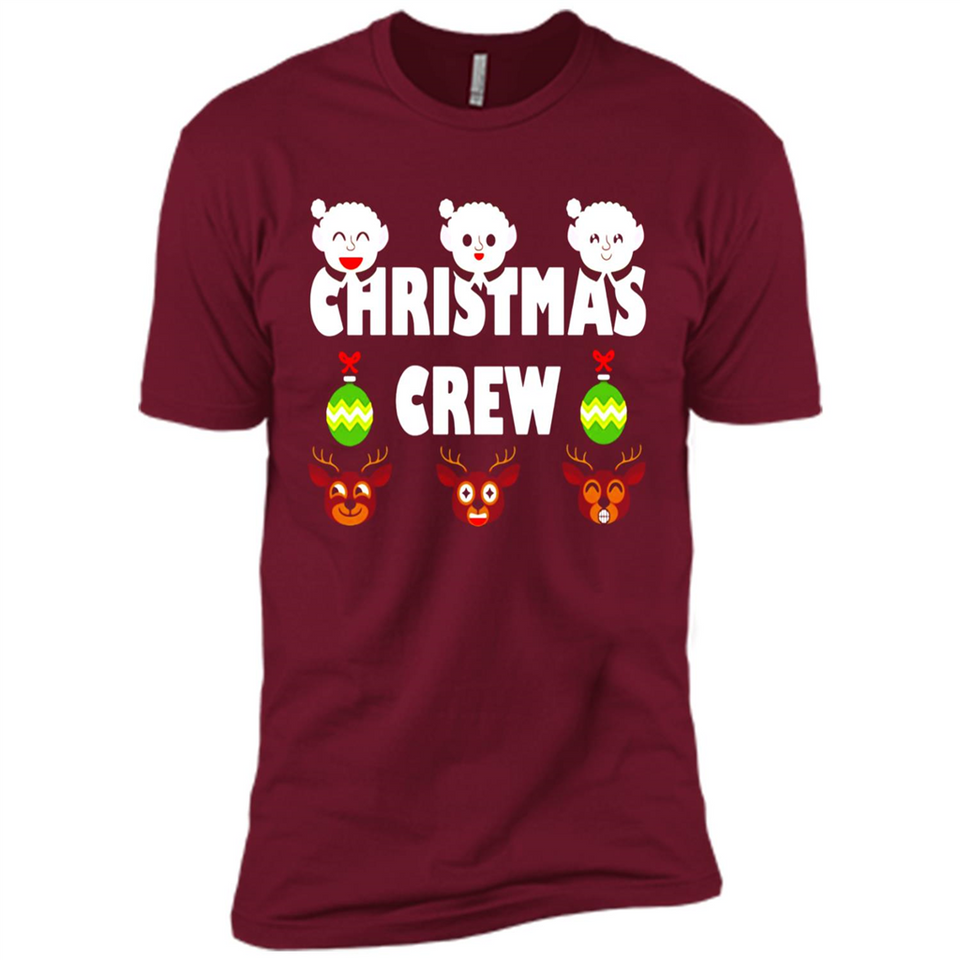 Christmas Crew Gifts Santa Elves Reindeer - Premium Short Sleeve T-Shirt