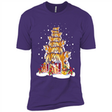 Tiger Christmas Tree Funny Merry Christmas - Premium Short Sleeve T-Shirt