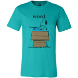 Snoopy Word - Canvas Unisex T-Shirt