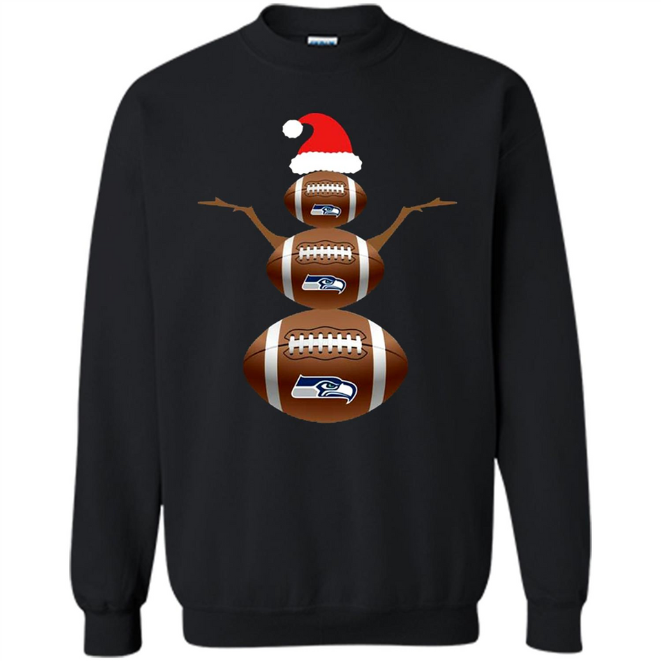Seattle Seahawks NFL Dabbing Snowman Xmas