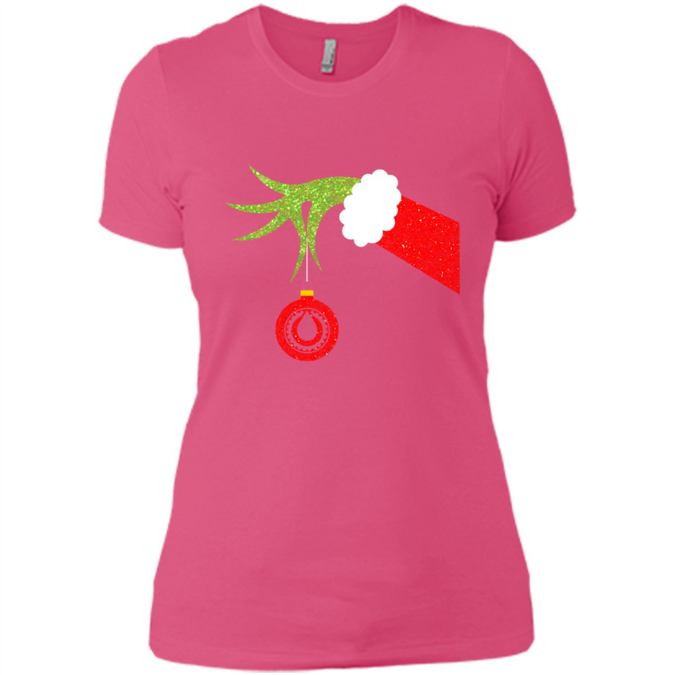 Funny Grinch Hand Holding Oiler Ornament Christmas PING PONG