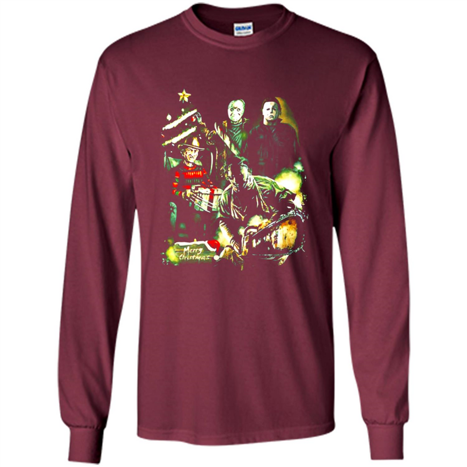 Merry Halloween Christmas Jason Michael Myers Leather Face Freddy PINGPONG