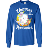 Unicorns Are Born In November Magical Rainbow