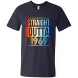 Retro Straight Outta 1969 49 Years Old - Men's V-Neck