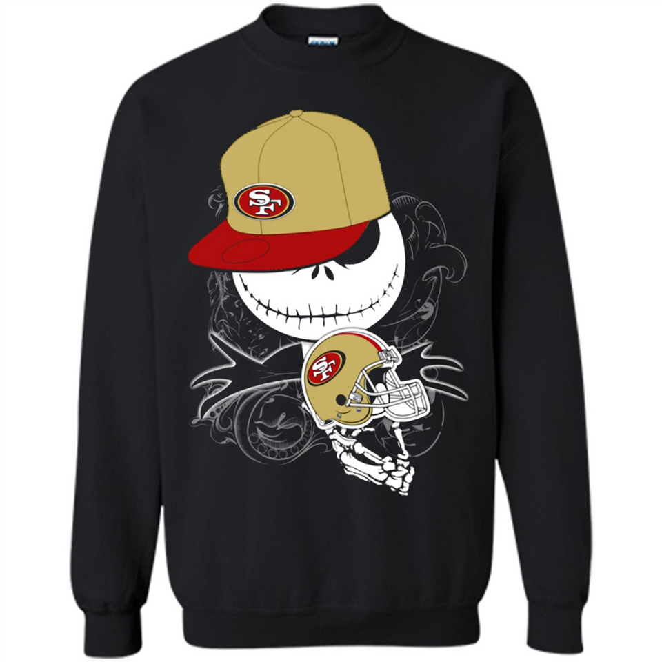 Jack Skellington The Nightmare Before Christmas-49ers Football - Sweatshirt