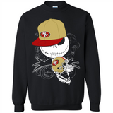 Jack Skellington The Nightmare Before Christmas-49ers Football - Sweatshirt