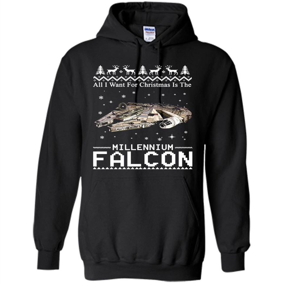 All I Want For Christmas Is The Millennium Falcon ugly PINGPONG