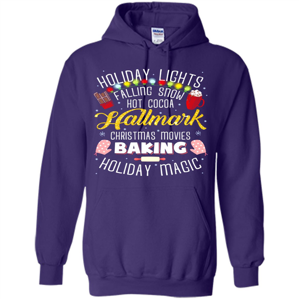 Holiday Lights Falling Snow Hot Cocoa Hallmark Christmas movie