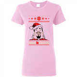 Home Malone Christmas Sweater PINGPONG - Ladies Short-Sleeve