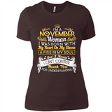 I'm A November Woman-Queen November - Ladies' Boyfriend T-Shirt