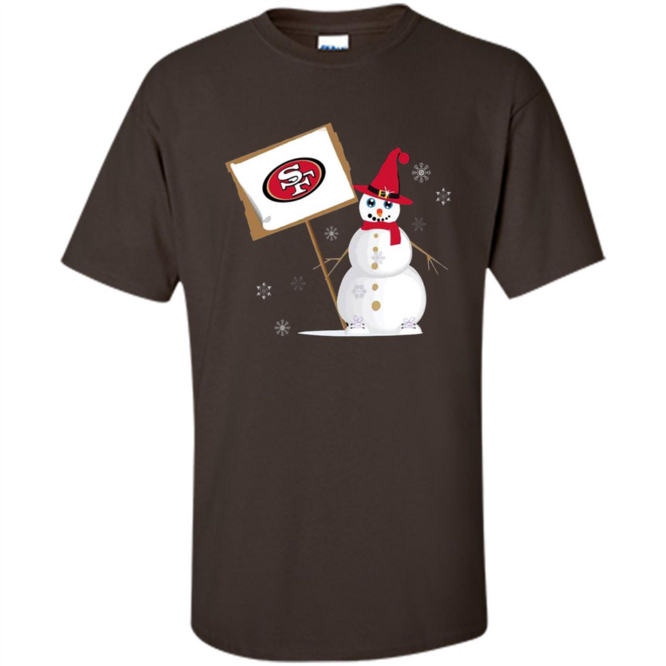 San Francisco 49ers Snowman Funny