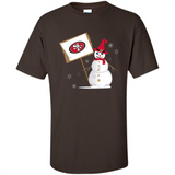 San Francisco 49ers Snowman Funny