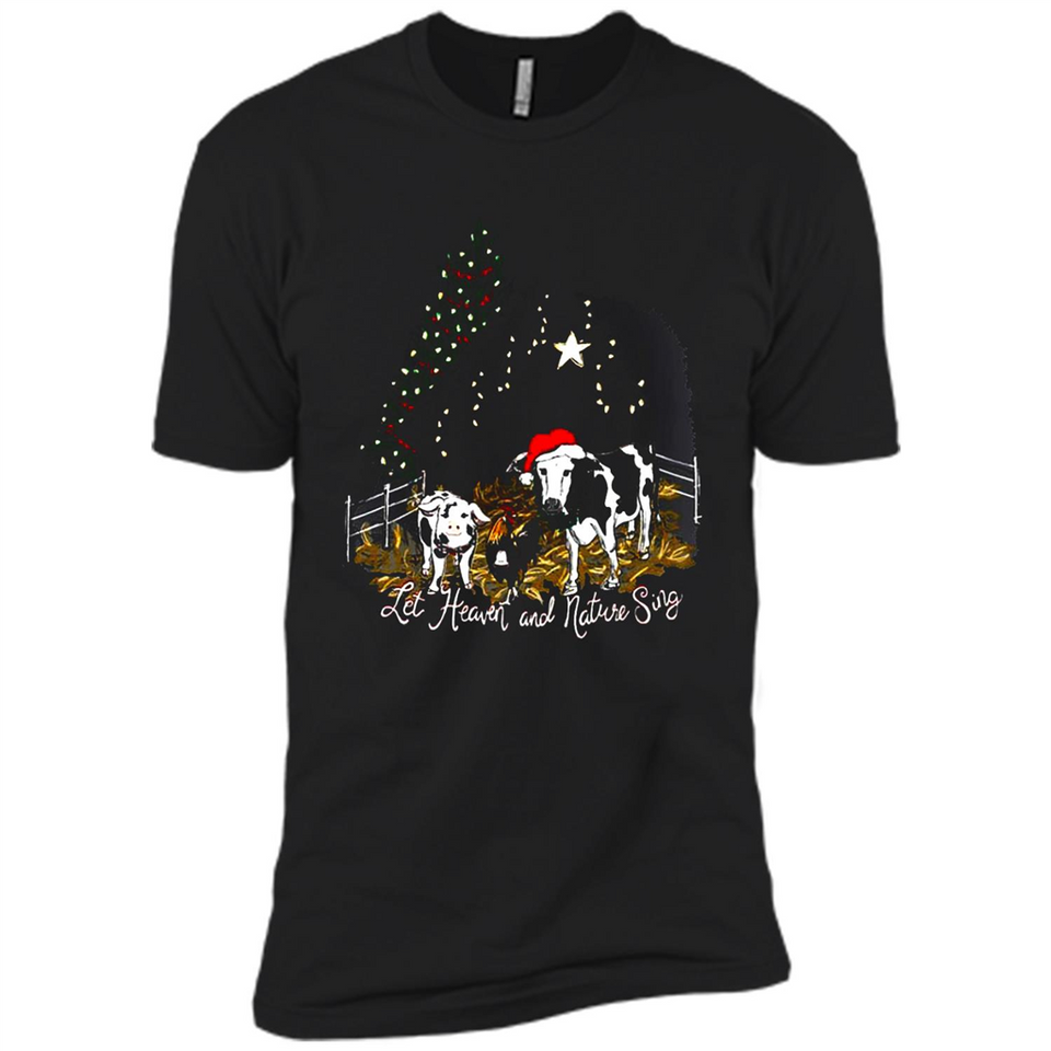 Let Heaven And Nature Sing Christmas Sweater PINGPONG - Premium Short Sleeve T-Shirt