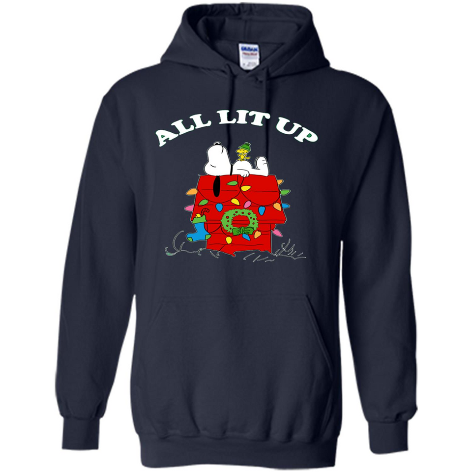 Peanuts By Schulz Snoopy Young Men_s Christmas - Hoodie