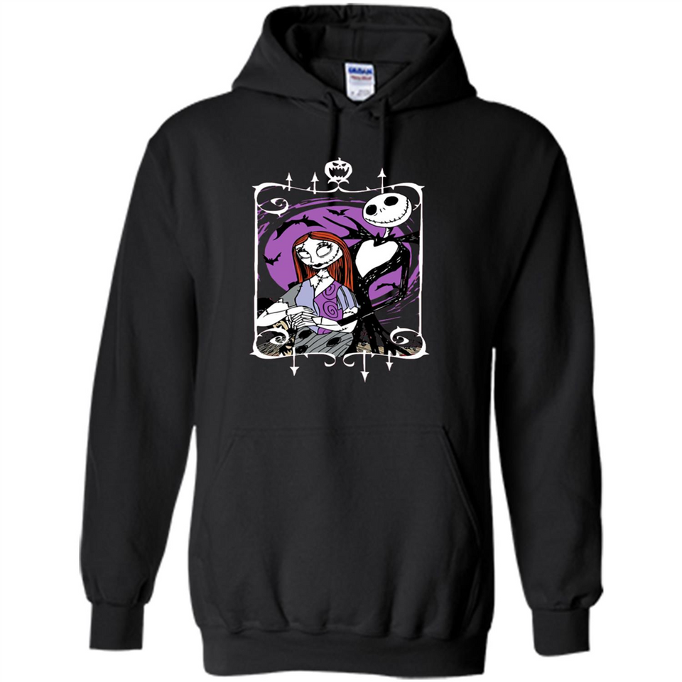 Disney Nightmare Before Christmas Jack And Sally T-Shirt - Hoodie