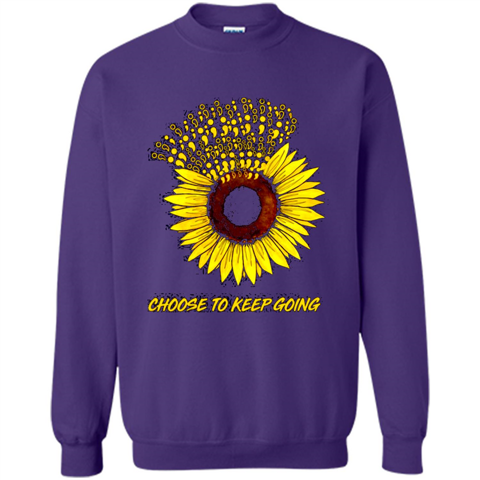 Semicolon Sunflower choose to keep going PINGPONG