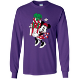 Disney Minnie Mouse Christmas Gift Sweatshirt - Long Sleeve T-Shirt