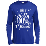 Have A Holly Jolly Christmas - Canvas Long Sleeve T-Shirt