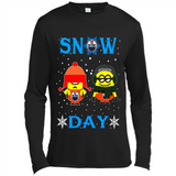 Snow Day Shirt For Edmonton Oilers Vs Minion Fans pingpong