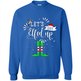 Let's Get Elfed Up Funny Drinking Wine Christmas Elf PINGPONG