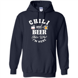 Chili Cookoff Funny T-shirt Chili And Beer - Hoodie