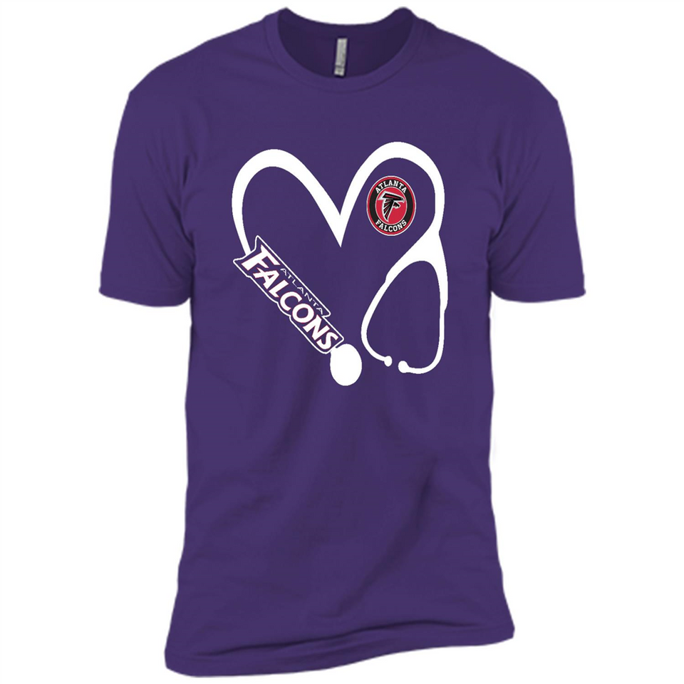 Stethoscope Heart Love Atlanta Falcons For Football Lovers