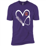 Stethoscope Heart Love Atlanta Falcons For Football Lovers