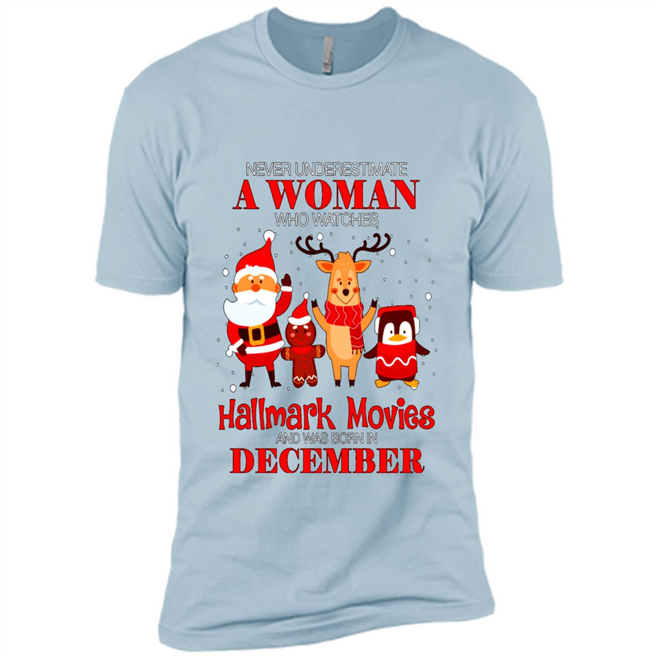 Never Underestimate A December Woman Watches Hallmark Movies Sweatshirt PINGPONG