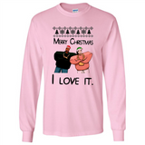 Drake Merry Christmas I love it sweatshirt PINGPONG - Long Sleeve T-Shirt