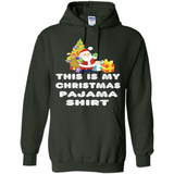This is My Christmas Pajama Shirt - Santa Bear Tree Gift Tee