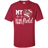 New York Jets Football My Heart is on that Field - Shirt