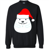 Funny Hamster Christmas t-shirt Santa Hat - Sweatshirt