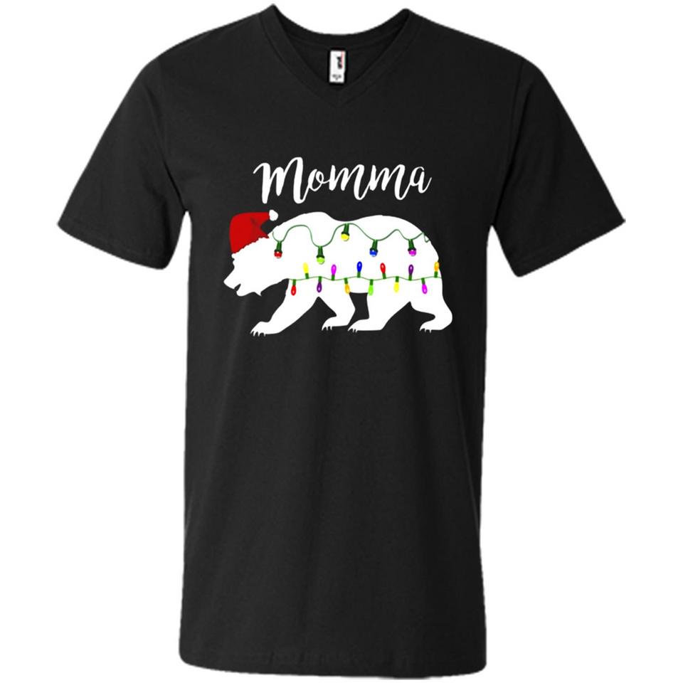 Womens Momma Bear - Men's V-Neck