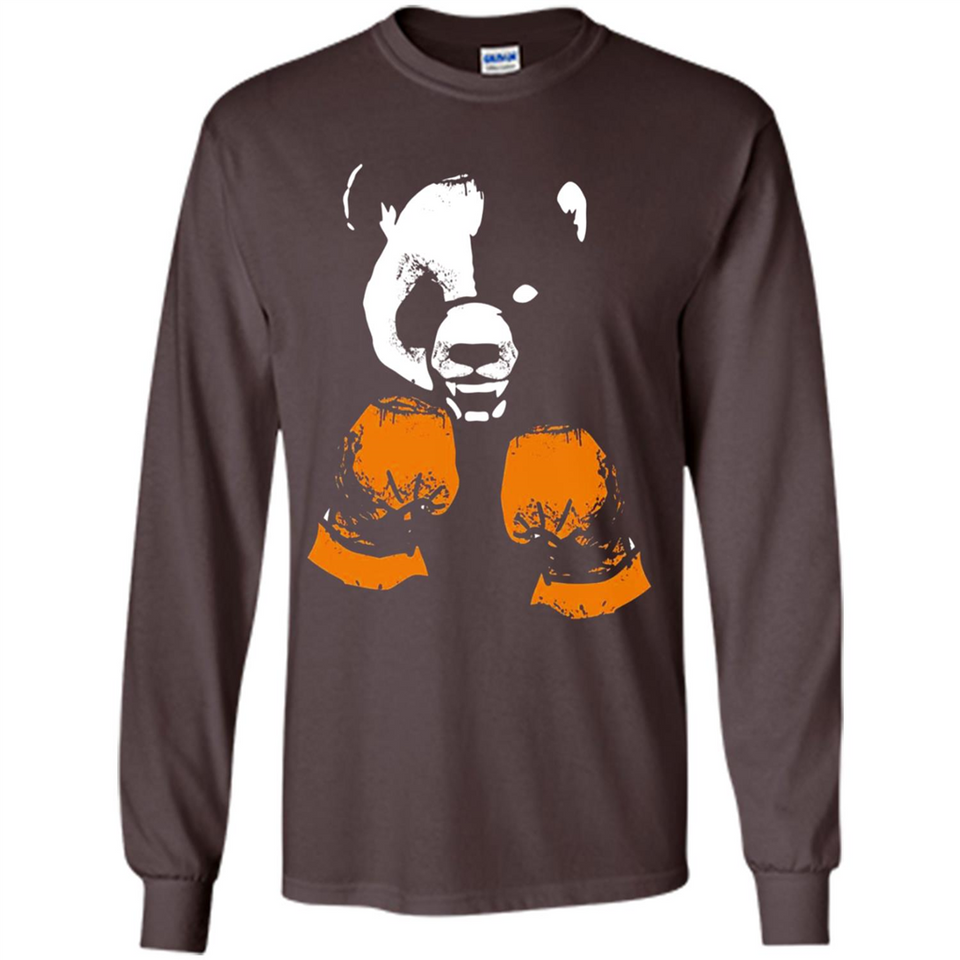 The winner' Cool Panda Bear Boxing Glove - Long Sleeve T-Shirt