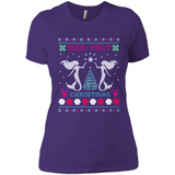 Mermaid Mer-Fect Ugly Christmas Sweater - Ladies' Boyfriend T-Shirt