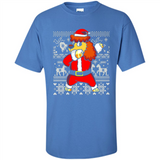 Dabbing Poodle Santa Christmas Holiday Sweatshirt - Shirt