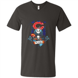 Chicago Bears Halloween The Nightmare Before Christmas - Men's V-Neck