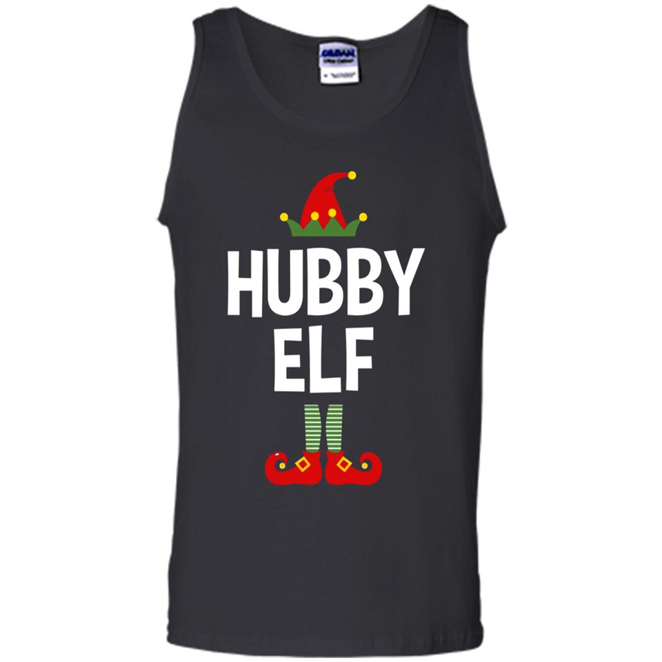 Hubby Elf Shirt - Family Matching Christmas Pajamas - Tank Top
