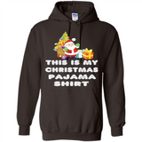 This is My Christmas Pajama Shirt - Santa Bear Tree Gift Tee