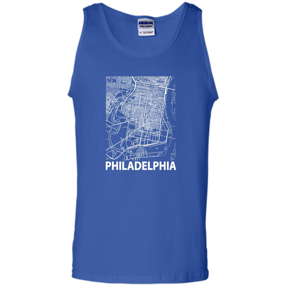 Philadelphia Pennsylvania City Map Souvenir