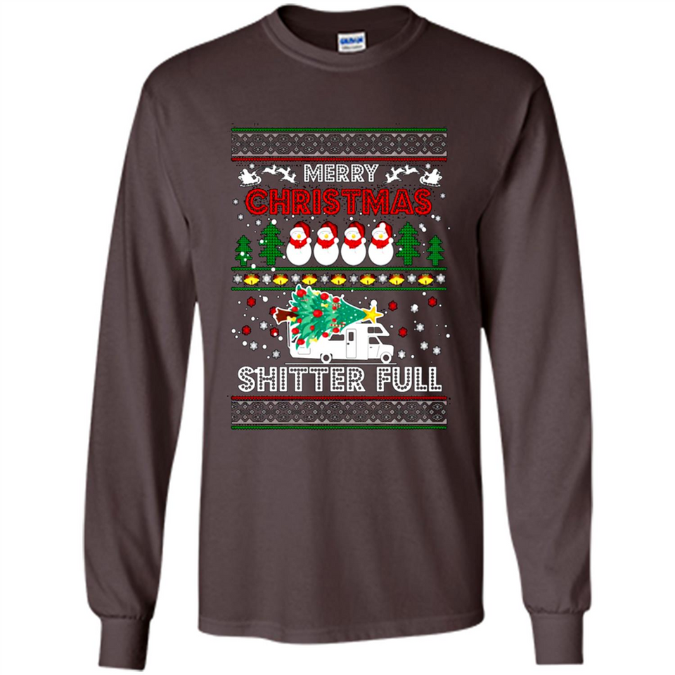 Merry Christmas Shitter Full Christmas Tree Snowman PING PONG