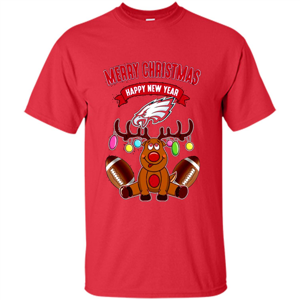 Philadelphia Eagles NFL Reindeer Funny Merry Christmas And Happy New Year