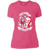Christmas Shirt, Santa Nice Or Naughty Xmas - Ladies' Boyfriend T-Shirt