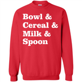 Tasty Cereal Recipe Bowl Milk Spoon