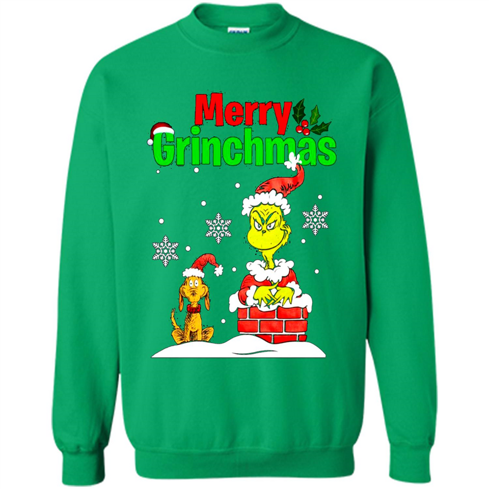 Merry Grinchmas Not Merry Christmas sweater PINGPONG