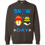 Snow Day Shirt For Houston Rockets Vs Minion Fans pingpong