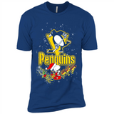 Snoopy Christmas Pittsburgh Penguins - Premium Short Sleeve T-Shirt