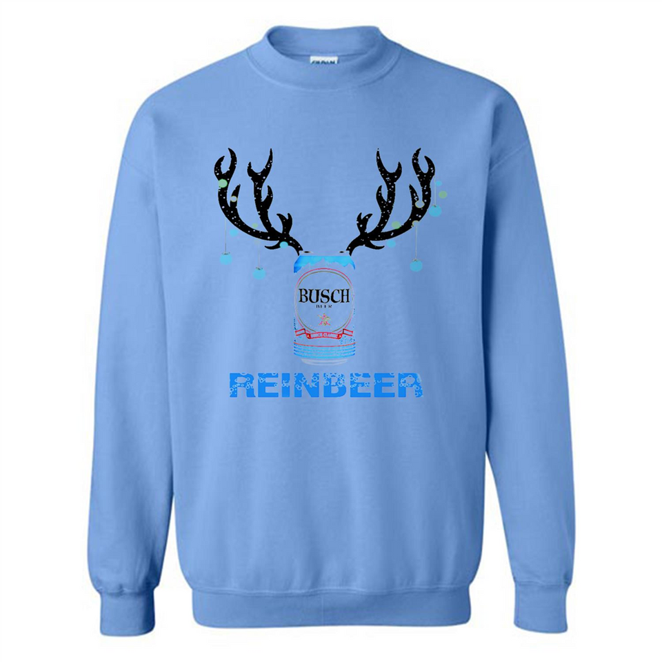 Busch Reinbeer Funny Beer Reindeer Christmas Sweatshirt - Sweatshirt